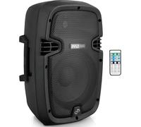 Powered Active Pa System Loudspeaker Bluetooth W/Microphone 8-Inch Bass Subwoofer Stage Speaker Monitor Built-In Usb For Mp3 Amplifier Dj Party Portable Sound Equipment Stereo Amp Sub Pphp837Ub
