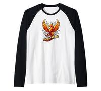 Powered by Ancient Myths Phoenix Fire Bird Manche Raglan