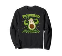 Powered by Avocados Vêtements de Sport Amusants pour Les Amateurs d'avocat Sweatshirt
