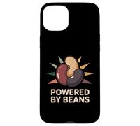 Powered by Beans Plant Foods Bean Lover Foodie Humour Coque pour iPhone 15 Plus