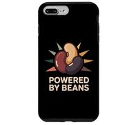 Powered by Beans Plant Foods Bean Lover Foodie Humour Coque pour iPhone 7 Plus/8 Plus