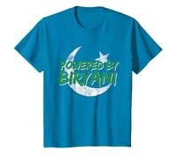 Powered by Biryani Pakistan Flag - Pakistani Cricket T-Shirt