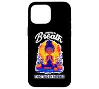 Powered by Breath THROTTLED by Patience Coque pour iPhone 16 Pro Max