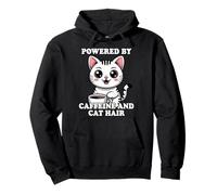 Powered by Caffeine and Cat Hair Sweat à Capuche