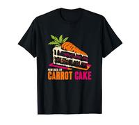 Powered By Carrot Cake - Vintage Baking Sweet Food Lover T-Shirt