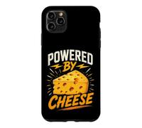 Powered by Cheese Funny Saying Humor Joke Gag Coque pour iPhone 11 Pro Max