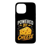 Powered by Cheese Funny Saying Humor Joke Gag Coque pour iPhone 13 Pro Max
