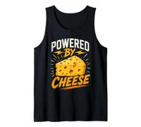 Powered by Cheese Funny Saying Humor Joke Gag Débardeur