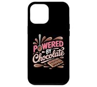 Powered by Chocolate - Humour chocoholic Sweet Tooth Coque pour iPhone 12 Pro Max