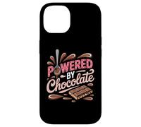 Powered by Chocolate - Humour chocoholic Sweet Tooth Coque pour iPhone 14