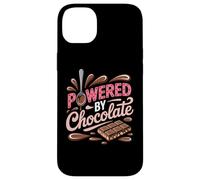 Powered by Chocolate - Humour chocoholic Sweet Tooth Coque pour iPhone 14 Plus