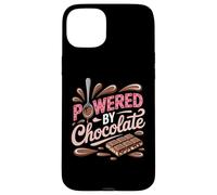 Powered by Chocolate - Humour chocoholic Sweet Tooth Coque pour iPhone 15 Plus