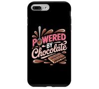 Powered by Chocolate - Humour chocoholic Sweet Tooth Coque pour iPhone 7 Plus/8 Plus