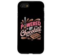 Powered by Chocolate - Humour chocoholic Sweet Tooth Coque pour iPhone SE (2020) / 7 / 8