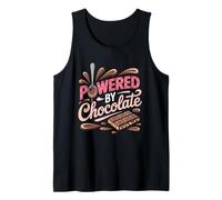 Powered by Chocolate - Humour chocoholic Sweet Tooth Débardeur