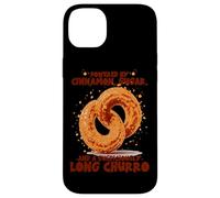 Powered by Cinnamon Sugar and a suspiciously Long Churro Coque pour iPhone 14 Plus