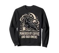 Powered by Coffee and Bad Omens Corbeau Gothique Sweatshirt