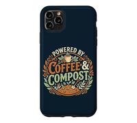 Powered by Coffee & Compost Funny Gardener Coque pour iPhone 11 Pro Max