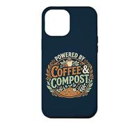 Powered by Coffee & Compost Funny Gardener Coque pour iPhone 12 Pro Max