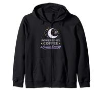 Powered by Coffee Cosmic Energy Astrologie Moon Women Sweat à Capuche