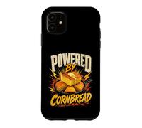 Powered by Cornbread Funny Saying Humor Joke Gag Coque pour iPhone 11