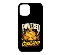 Powered by Cornbread Funny Saying Humor Joke Gag Coque pour iPhone 12/12 Pro