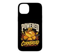Powered by Cornbread Funny Saying Humor Joke Gag Coque pour iPhone 14 Plus