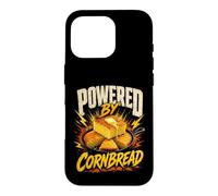 Powered by Cornbread Funny Saying Humor Joke Gag Coque pour iPhone 16 Pro