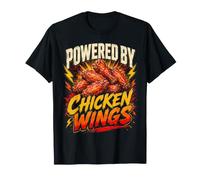 Powered by Crispy Fried Chicken Fan of Wings T-Shirt
