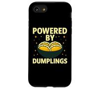 Powered by Dumplings Funny Food Humour Design Coque pour iPhone SE (2020) / 7/8