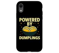 Powered by Dumplings Funny Food Humour Design Coque pour iPhone XR