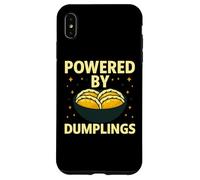 Powered by Dumplings Funny Food Humour Design Coque pour iPhone XS Max