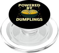Powered by Dumplings Funny Food Humour Design PopSockets PopGrip pour MagSafe