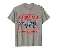 Powered by Erector Modèle Moto rétro 5 en 1 T-Shirt