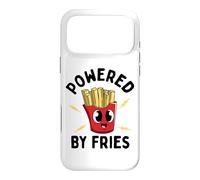 Powered by Fries Alimenté par des Frites Boutique de Frites Coque pour iPhone 17 Pro Max