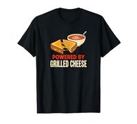 Powered by Grilled Cheese & Tomato Soup T-Shirt Graphique avec Valeur