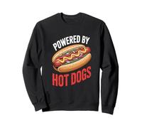 Powered By Hot Dog Food Fast Food Snack Food Culinary Fun Sweatshirt