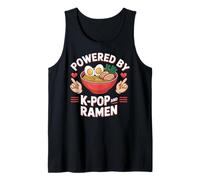 Powered by K-Pop and Ramen Kpop Merch Japanese Noodle Débardeur