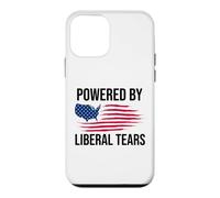 Powered by Liberal Tears Flag Anti Liberal Make Liberals Cry Coque pour iPhone 12 Mini