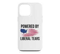 Powered by Liberal Tears Flag Anti Liberal Make Liberals Cry Coque pour iPhone 13 Pro Max