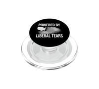 Powered by Liberal Tears Flag Anti Liberal Make Liberals Cry PopSockets PopGrip pour MagSafe