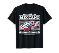 Powered by Meccano Voiture Miniature 25 en 1 Supercar France Retro T-Shirt