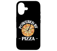 Powered by Pizza Italian Food Lover - Slogan Amusant de Pizza Coque pour iPhone 17
