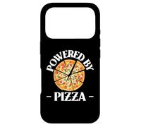Powered by Pizza Italian Food Lover - Slogan Amusant de Pizza Coque pour iPhone 17 Pro
