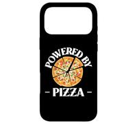Powered by Pizza Italian Food Lover - Slogan Amusant de Pizza Coque pour iPhone 17 Pro Max