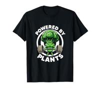 Powered By Plants Vegan Athlète Vegan Gym Vegan Bodybuilding T-Shirt