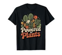 Powered by Plants Vegan Workout Légumes Fruit Diet T-Shirt
