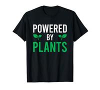 Powered By Plants Vegetarian Vegan Workout Plant Powered T-Shirt
