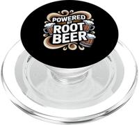 Powered by Root Beer Lover Drink Humour PopSockets PopGrip pour MagSafe