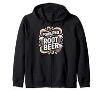 Powered by Root Beer Lover Drink Humour Sweat à Capuche